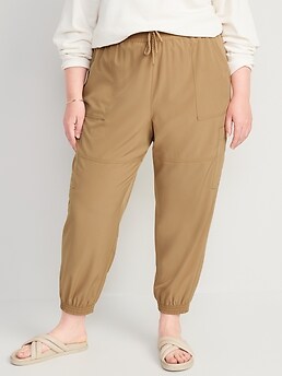 Old Navy Extra High-Waisted StretchTech Performance Cargo Jogger Pants for Women