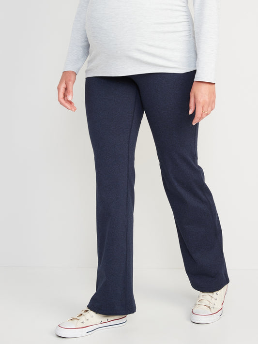 Old Navy Maternity High-Waisted CozeCore Slim Flare Leggings