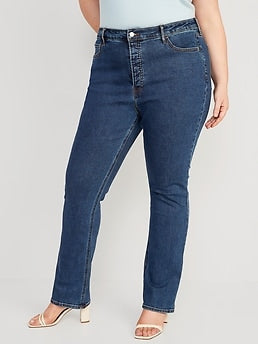 Old Navy Extra High-Waisted Button-Fly Kicker Boot-Cut Jeans for Women