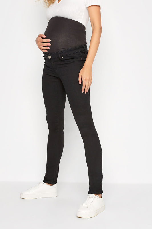 Tall Maternity Black Stretch JENNY Jeggings