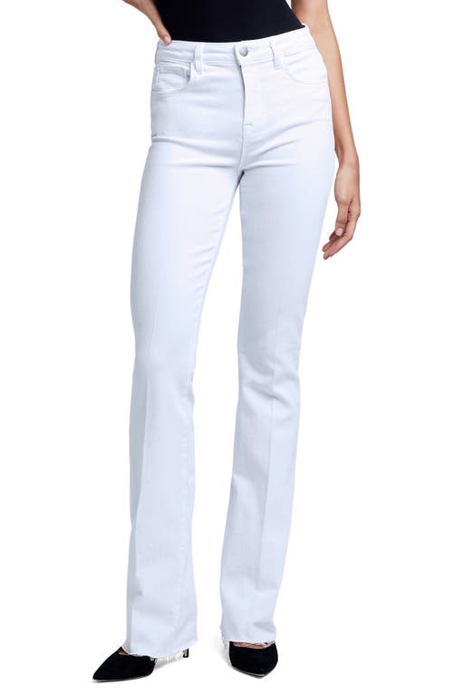 Ruth High Rise Straight Leg Jeans in Vintage White