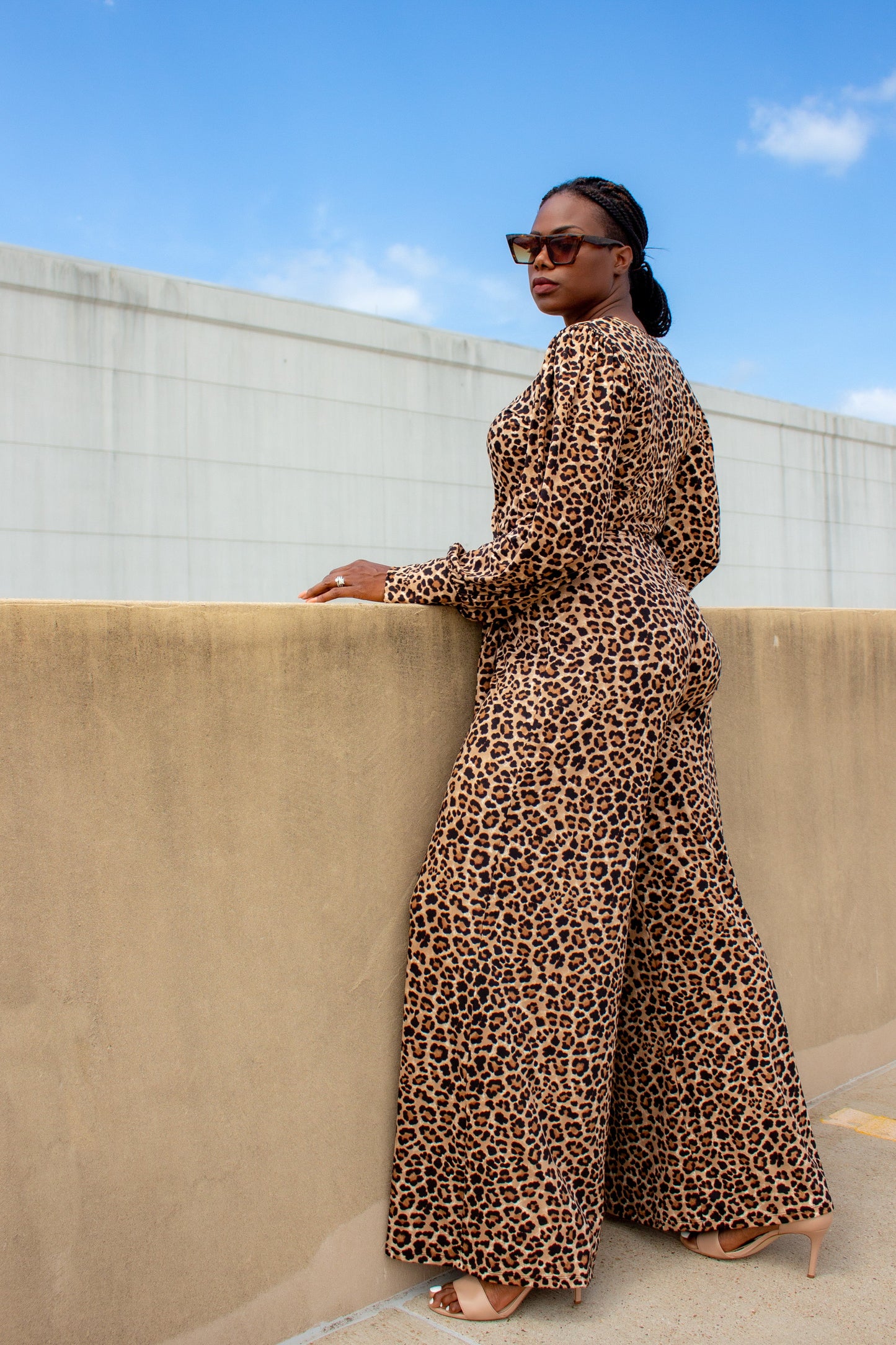 Tall Cheetah print jumpsuit