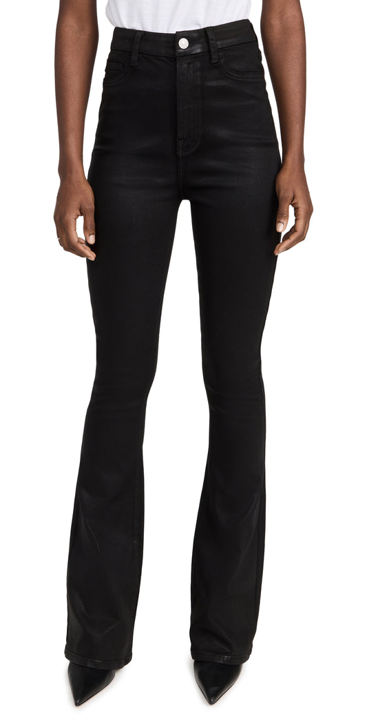 Ultra Hr Skinny Boot Coated Jeans